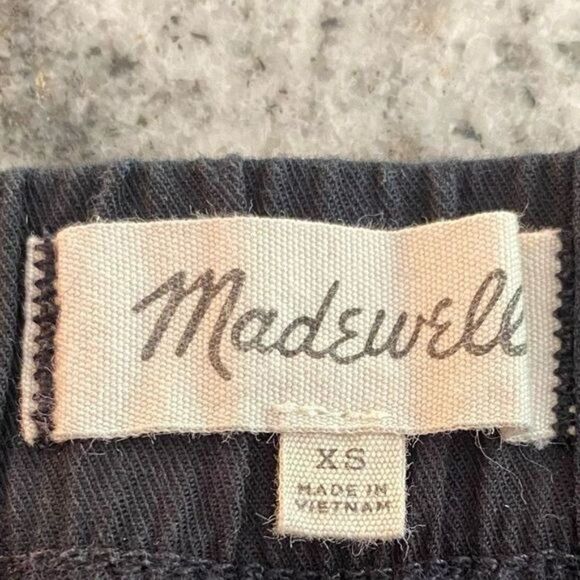 Madewell Extra Small XS Black Shorts Pull On Pockets Women's Stretch Casual - Picture 3 of 8